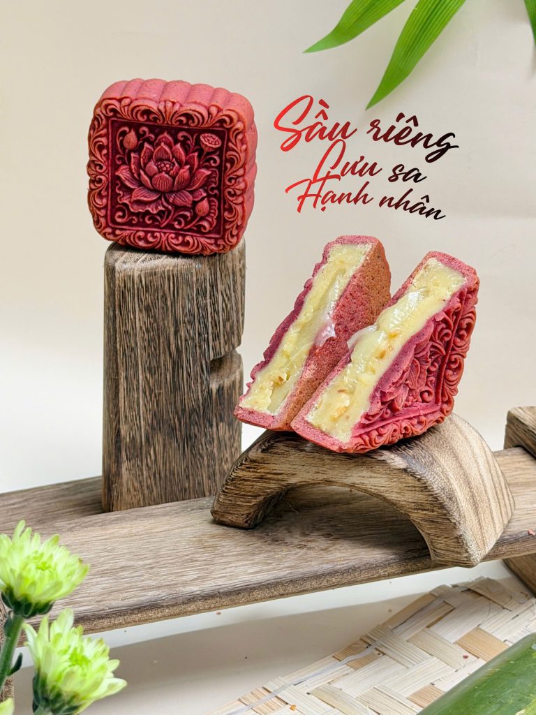 Bánh Trung thu Baki – Sầu riêng lưu sa hạnh nhân