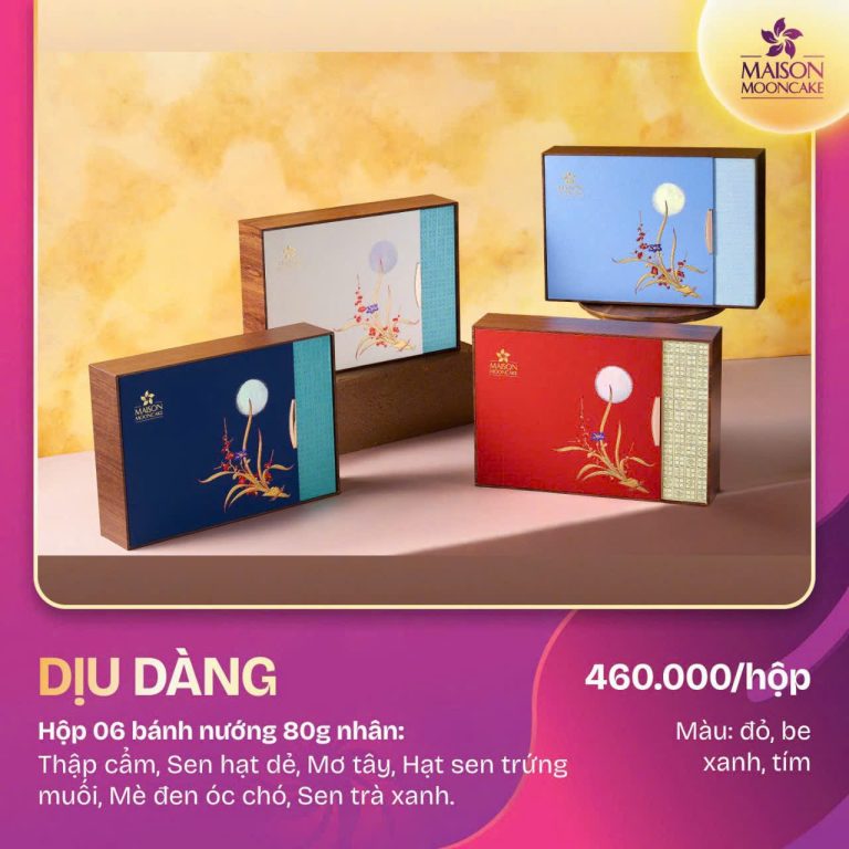 Bộ sưu tập – Bánh Trung Thu Maison Mooncake – Dịu Dàng