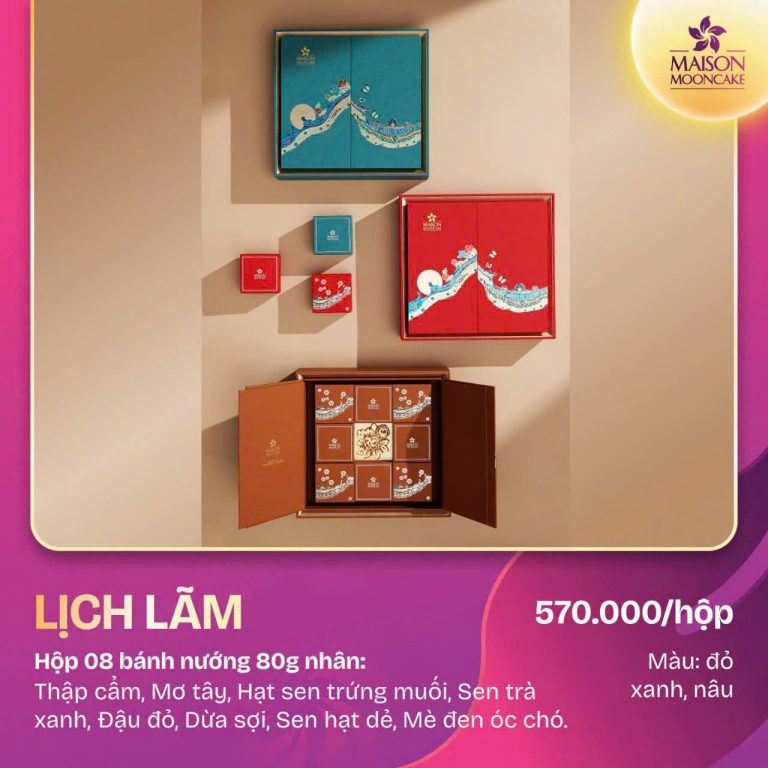 Bánh Trung Thu Maison Mooncake – Lịch Lãm