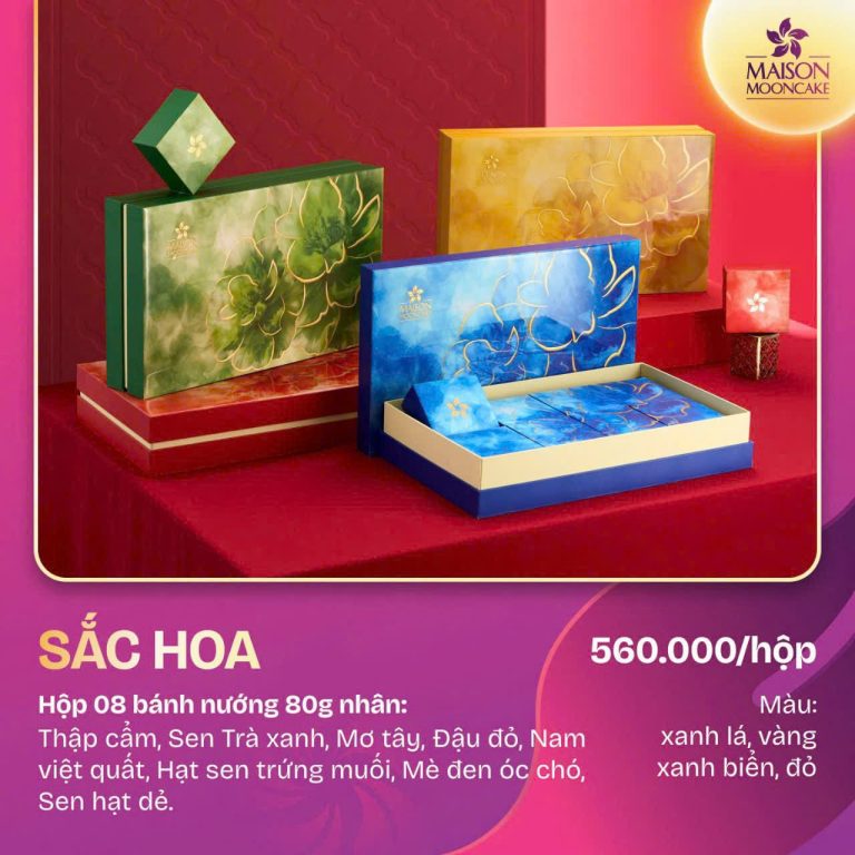 Bánh Trung Thu Maison Mooncake – Sắc Hoa