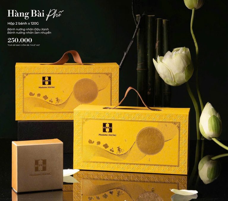 Bánh Trung Thu Madame Hương – Hộp Hàng Bài Phố