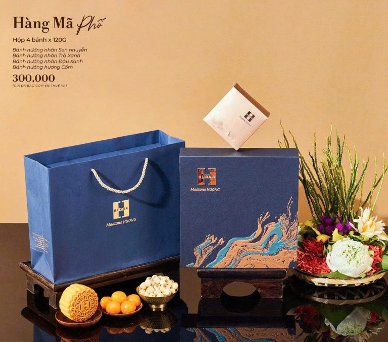 Bánh Trung Thu Madame Hương – Hộp Hàng Mã Phố