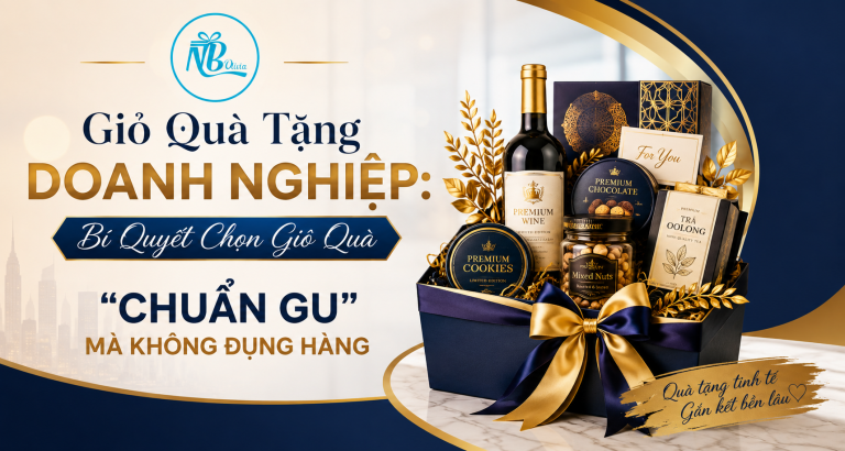 Giỏ Quà Tặng Doanh Nghiệp: Bí Quyết Chọn Giỏ Quà “Chuẩn Gu” Mà Không Đụng Hàng