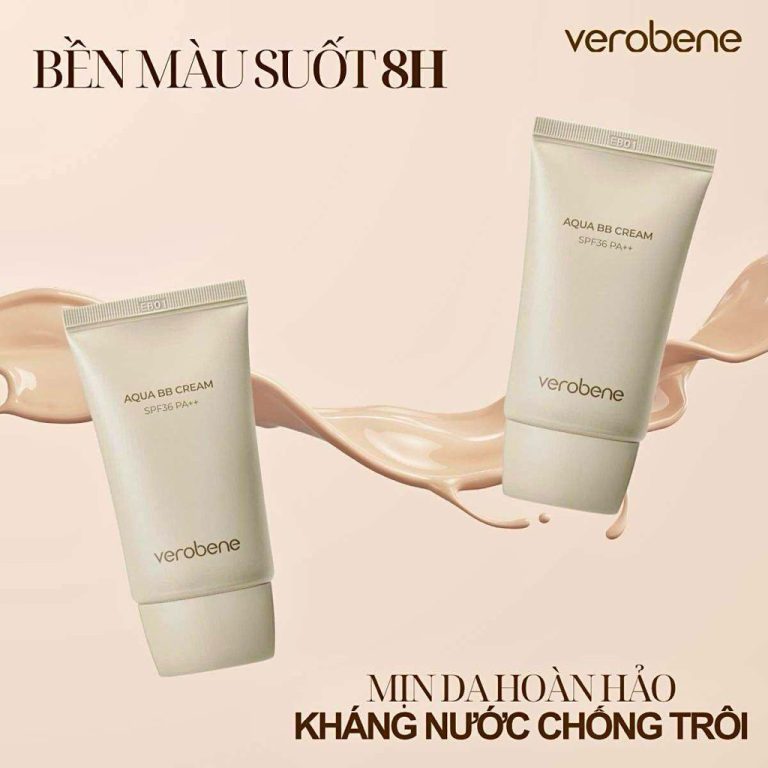 KEM NỀN DƯỠNG ẨM VEROBENE AQUA BB CREAM